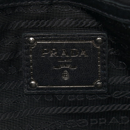 Prada Nappa Gaufre Satchel Black 5 of 11