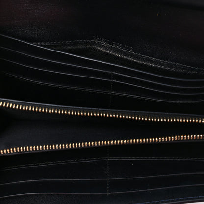 Bulgari Metallic Calfskin Serpenti Forever Wallet Blue 5 of 7