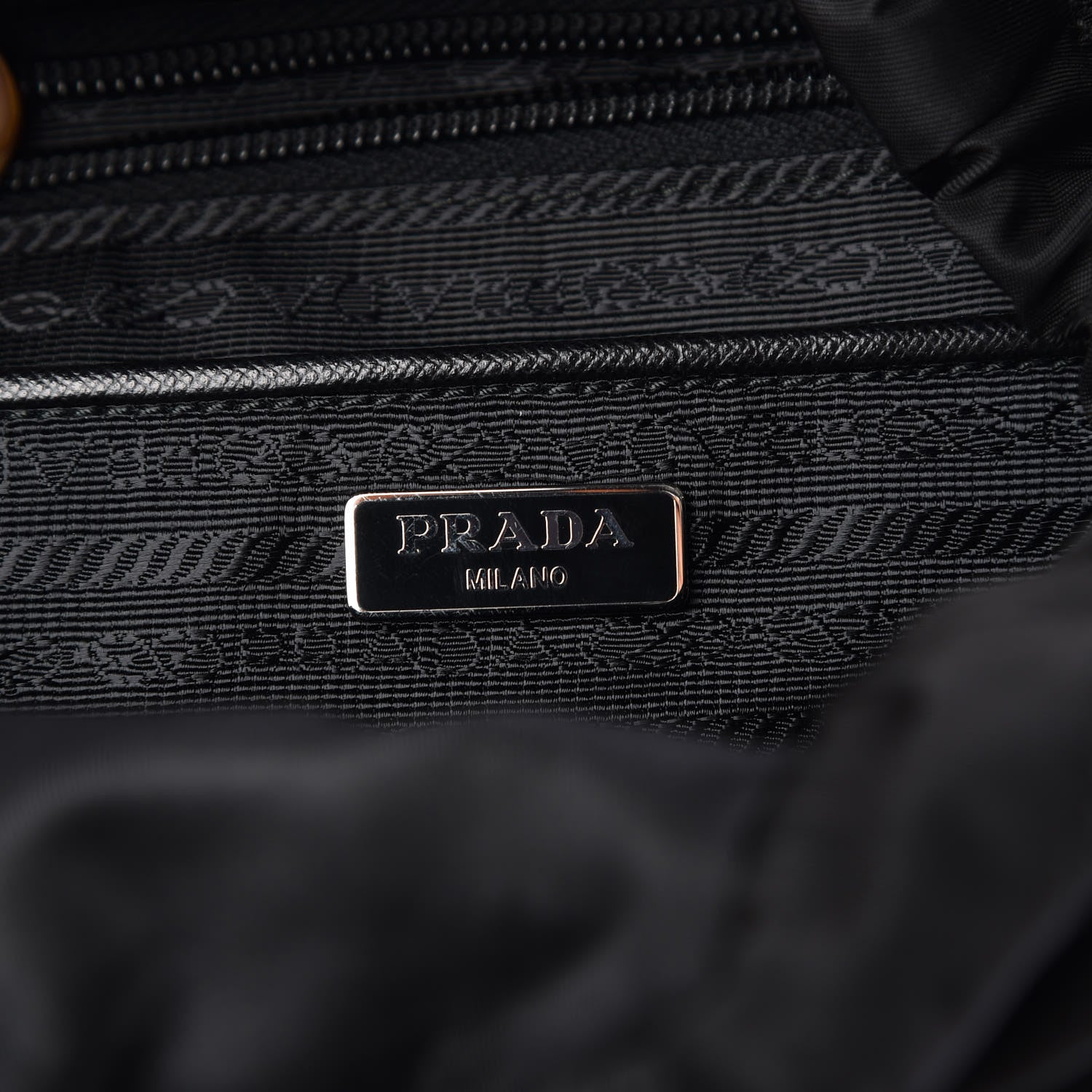 Prada Nylon Vela Double Buckle Backpack Black 6 of 6