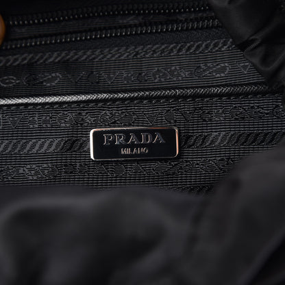 Prada Nylon Vela Double Buckle Backpack Black 6 of 6