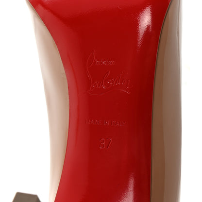 Christian Louboutin Patent Simple 85 Pumps 37 Nude 7 of 9