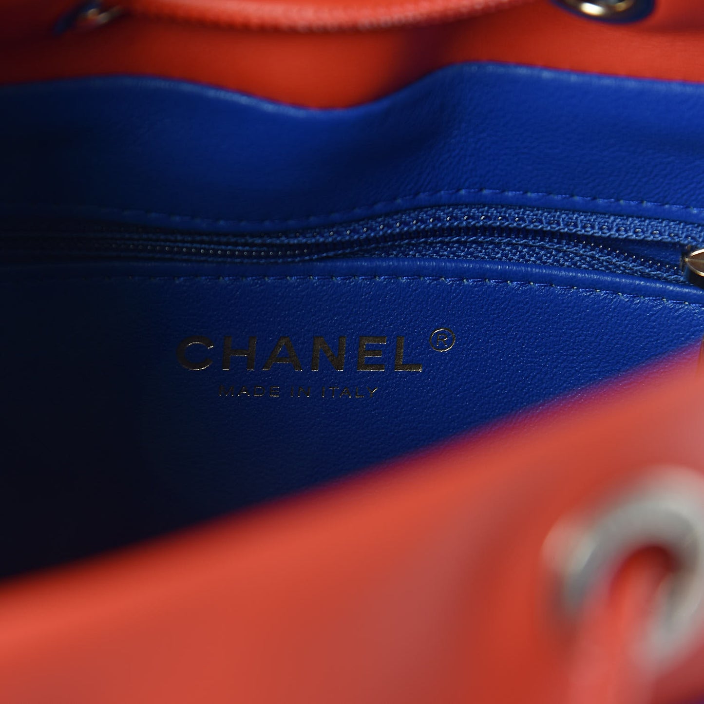 Caviar Quilted Filigree Backpack Blue