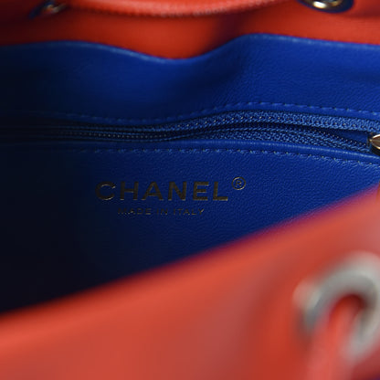 Chanel Caviar Quilted Filigree Backpack Blue 6 of 10