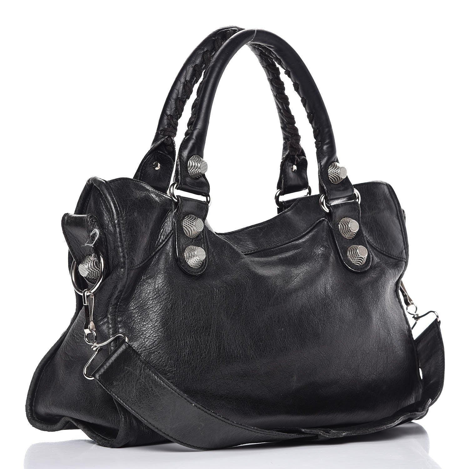 Balenciaga Agneau Giant 21 Silver Hardware City Black 24 of 47