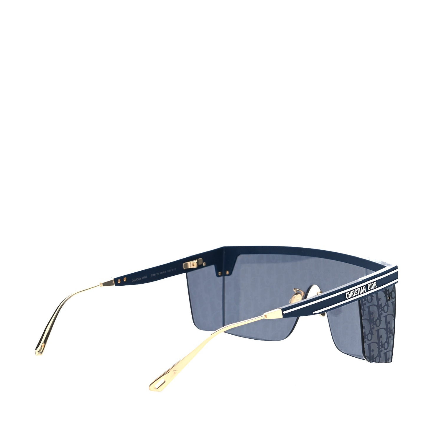 Oblique Diorclub M1U Mask Sunglasses Blue