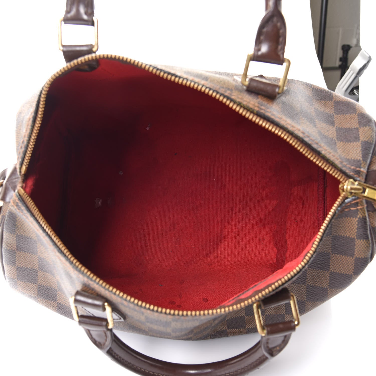 Louis Vuitton Damier Ebene Speedy 30 5 of 15