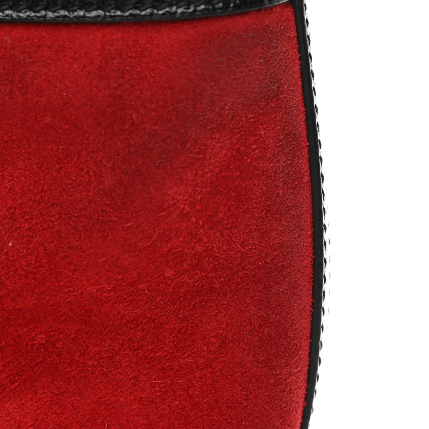 Gucci Suede Patent Medium Dionysus Bucket Bag Red 14 of 14