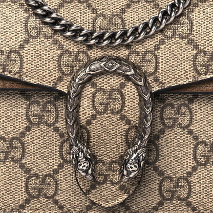 Gucci GG Supreme Monogram Super Mini Dionysus Shoulder Bag Taupe 6 of 9
