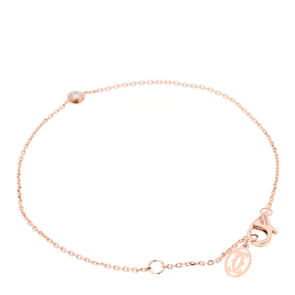 Cartier 18K Pink Gold Diamond XS D'Amour Bracelet 2 of 4