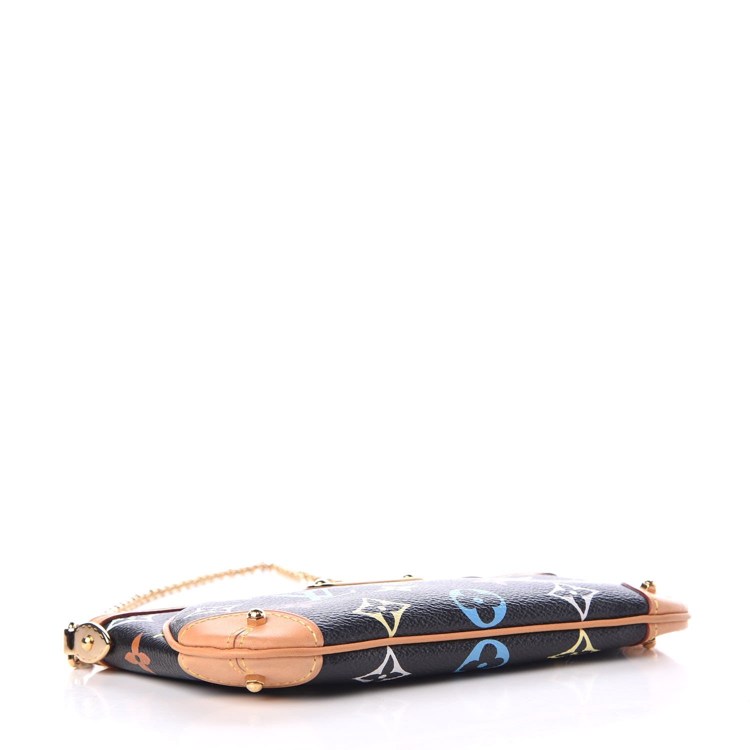 Louis Vuitton Monogram Multicolor Pochette Milla MM Black 4 of 7