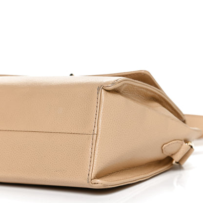 Chanel Caviar Mini Mademoiselle Flap Shoulder Bag Beige 10 of 10
