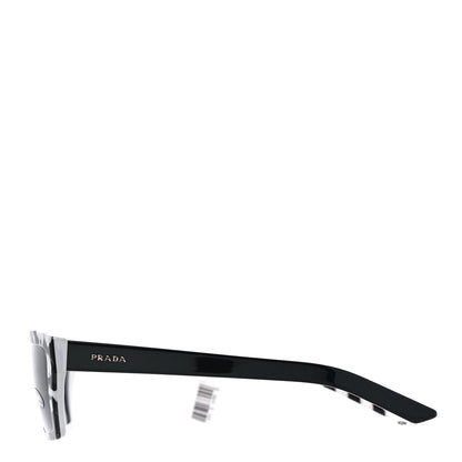 Prada Disguise Sunglasses SPR 04V Black White 2 of 8