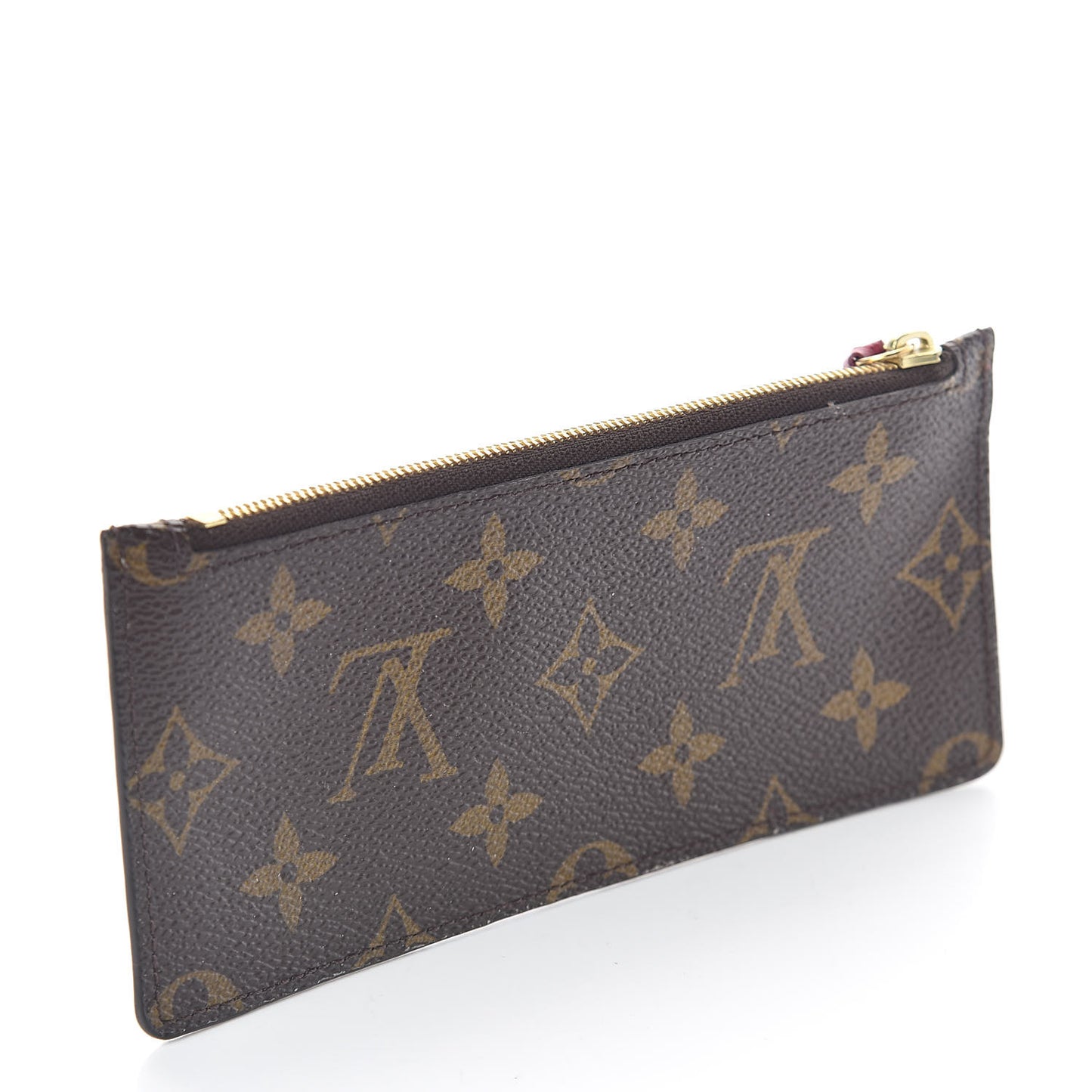 Monogram Josephine Wallet Zippered Insert Fuchsia