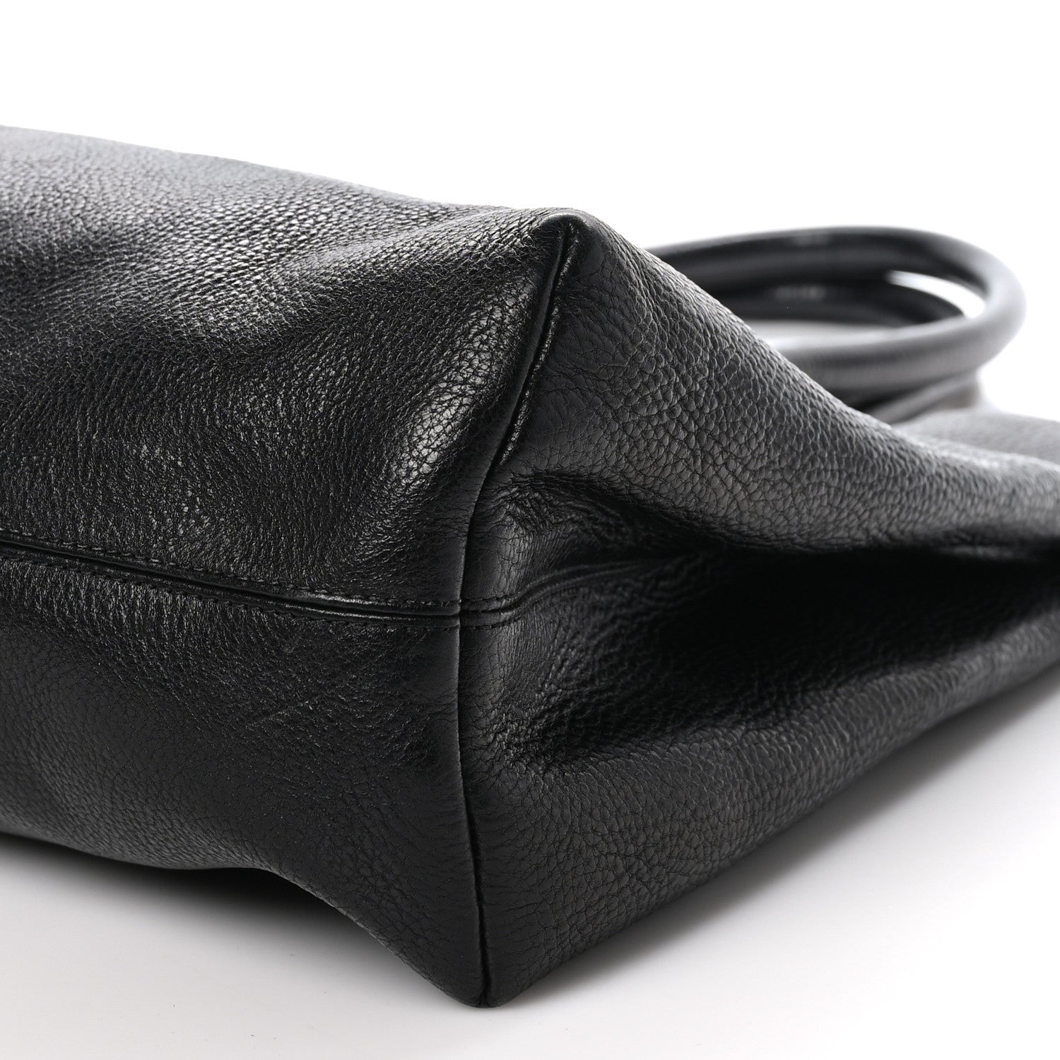 Chrome Hearts Grained Calfskin Fleur De Lis Tote Black 9 of 9
