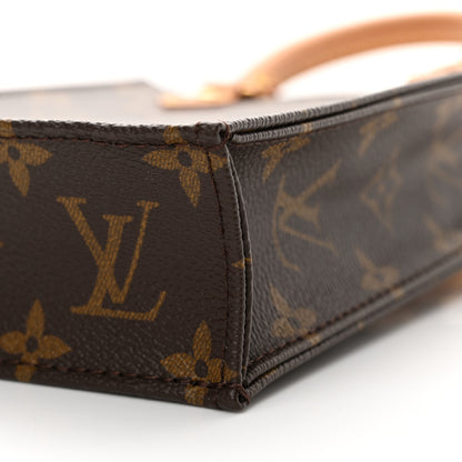Louis Vuitton Monogram Petit Sac Plat 9 of 10