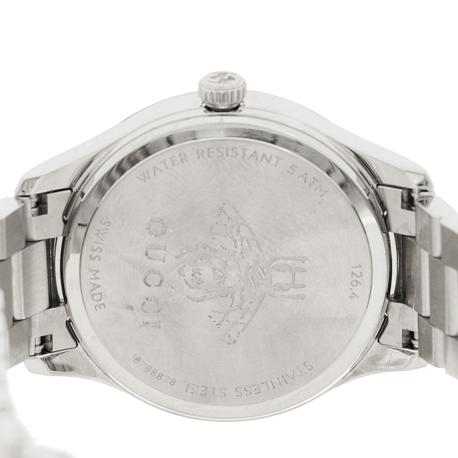 Gucci Stainless Steel 32mm G-Timeless Bee Quartz Watch 4 of 5