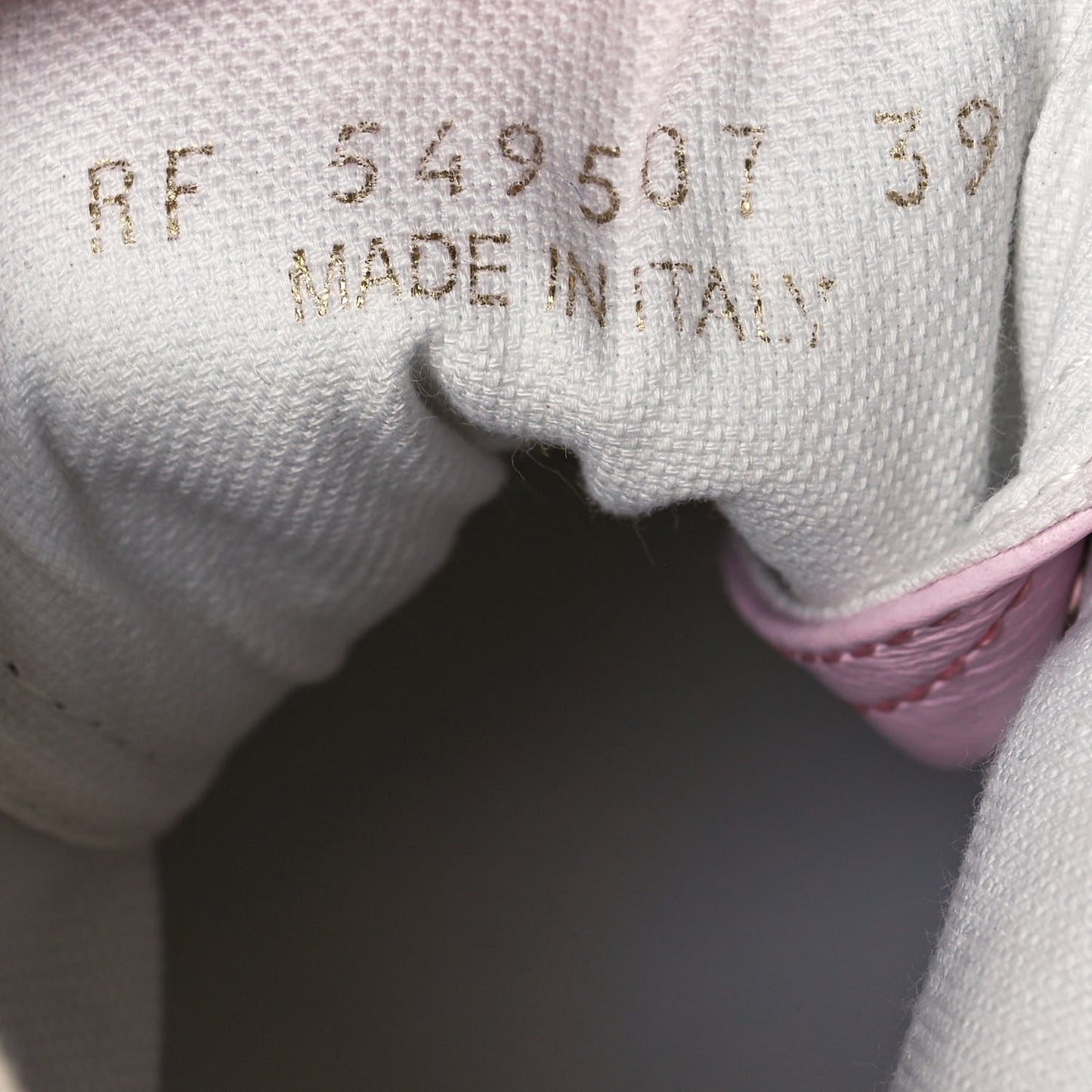 Calfskin Bedford Emblem Hightop Sneakers 39 Pastel Pink