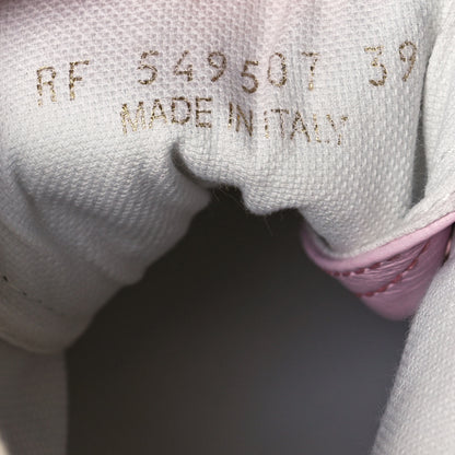 Saint Laurent Calfskin Bedford Emblem Hightop Sneakers 39 Pastel Pink 8 of 12