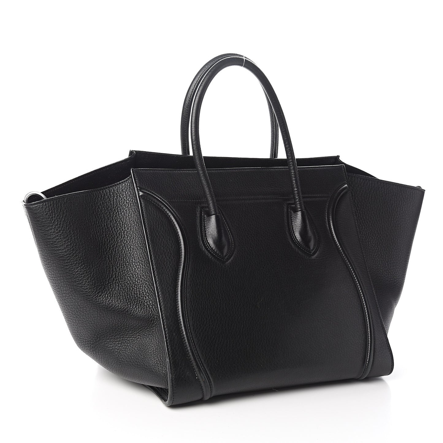 Supple Calfskin Medium Phantom Luggage Black