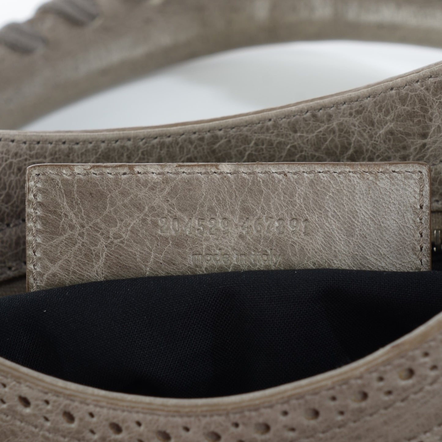 Agneau Giant Brogues Hardware City Argent