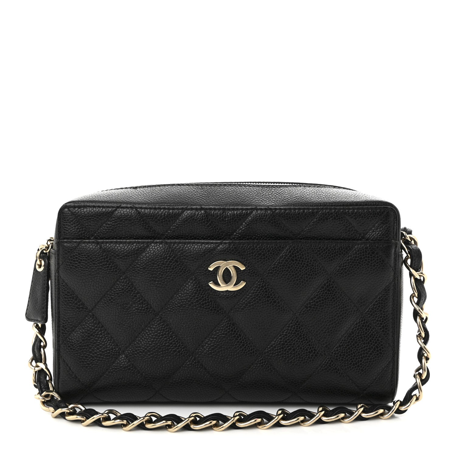 Chanel Caviar Quilted Camera Bag Black 1 of 11