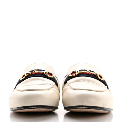 Gucci Malaga Kid Web Womens Princetown Slippers 37 Mystic White 3 of 14