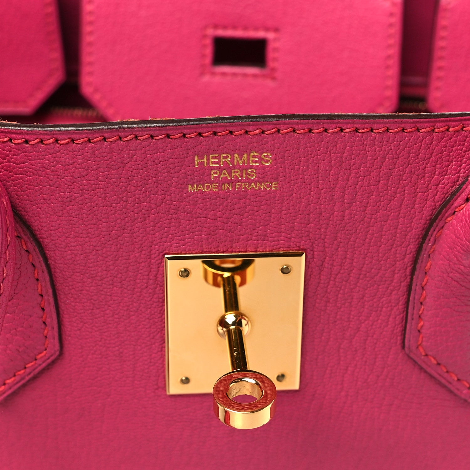 Hermes Chevre Mysore Birkin 30 Rose Shocking 6 of 16