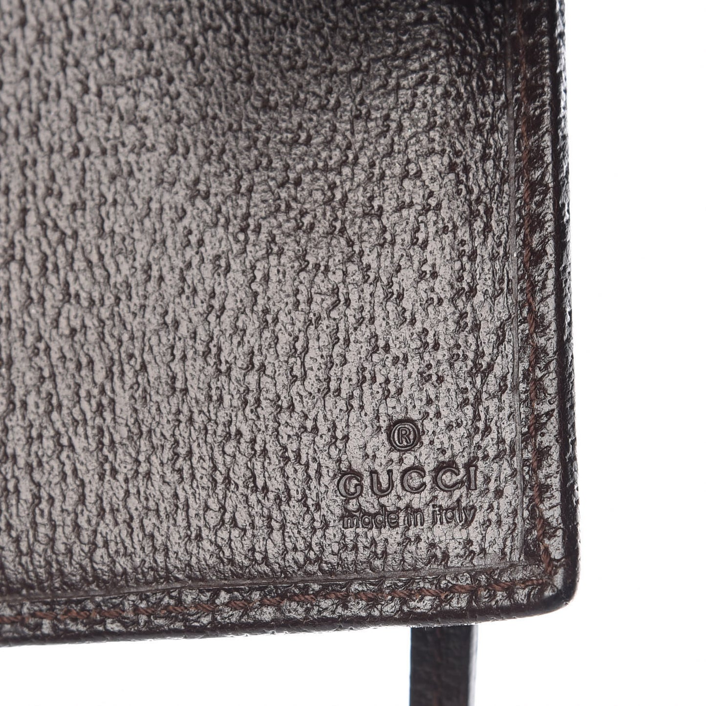 Monogram Calfskin Ladies Web Continental Wallet Beige Ebony Cocoa