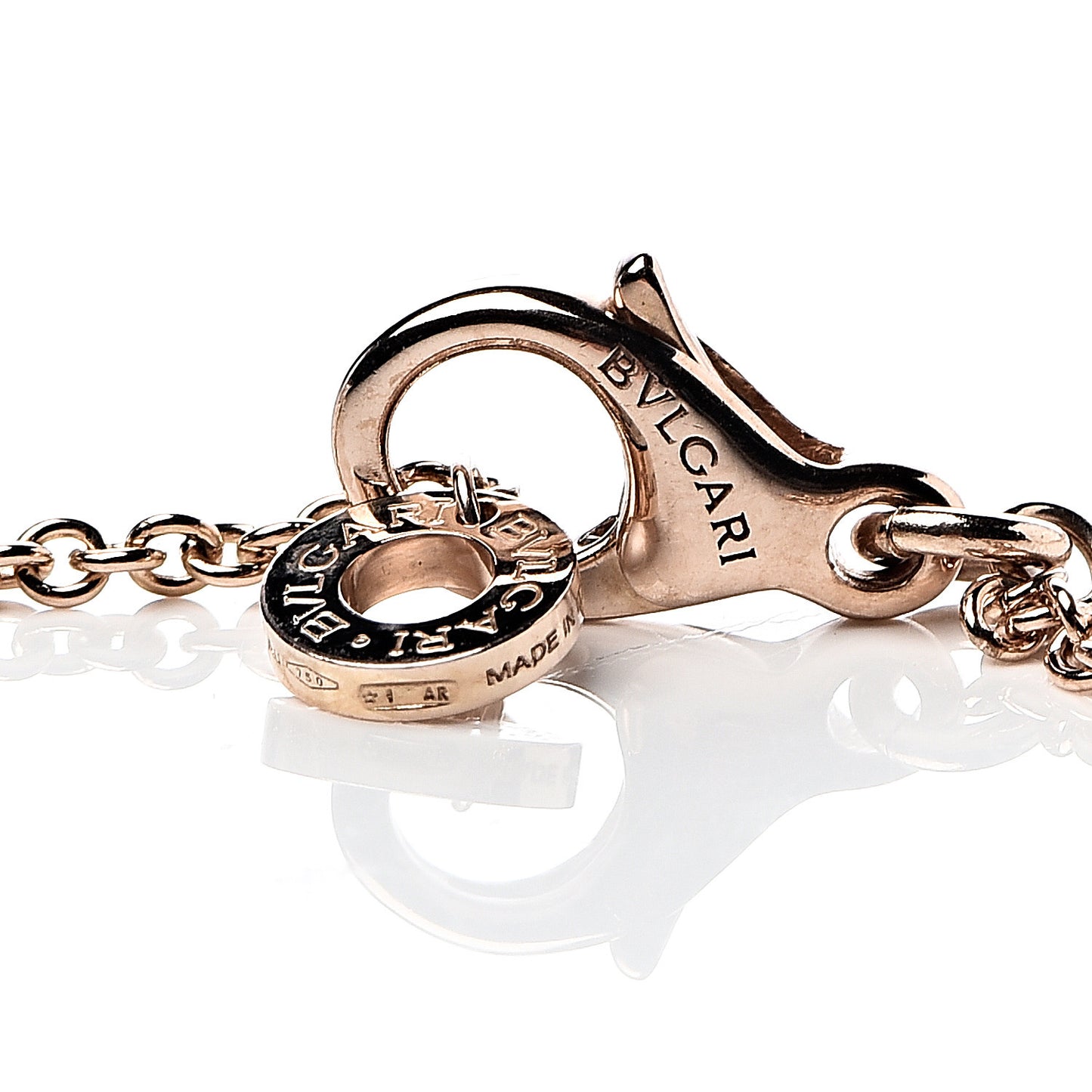 18K Rose Gold B.Zero1 Pendant Necklace