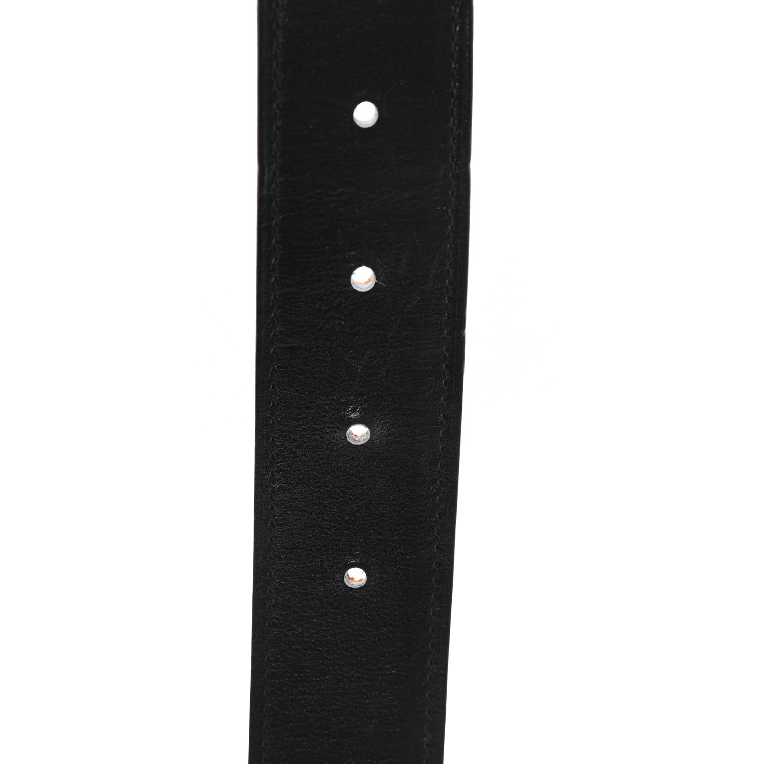 Hermes Box Togo 32mm H 95 38 Belt Black Gold 4 of 5
