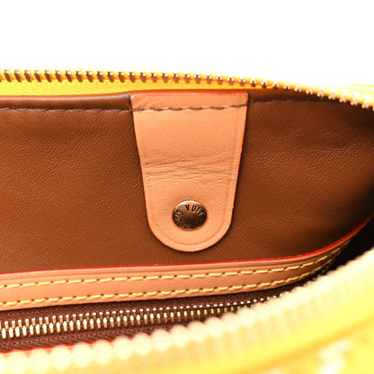 Louis Vuitton Calfskin Monogram Speedy P9 Bandouliere 25 Jaune Mat 12 of 13