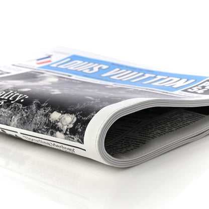 Louis Vuitton Calfskin Newspaper Print Pouch 11 of 11