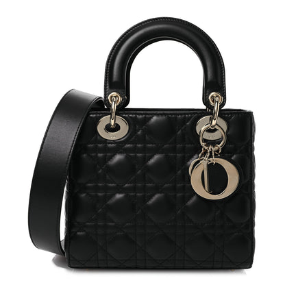 Christian Dior Lambskin Cannage Small My ABCDior Lady Dior Black 1 of 14