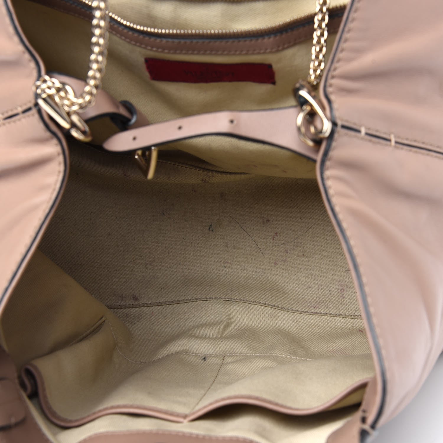 Valentino Garavani Calfskin Va Va Voom Tote Poudre 6 of 21