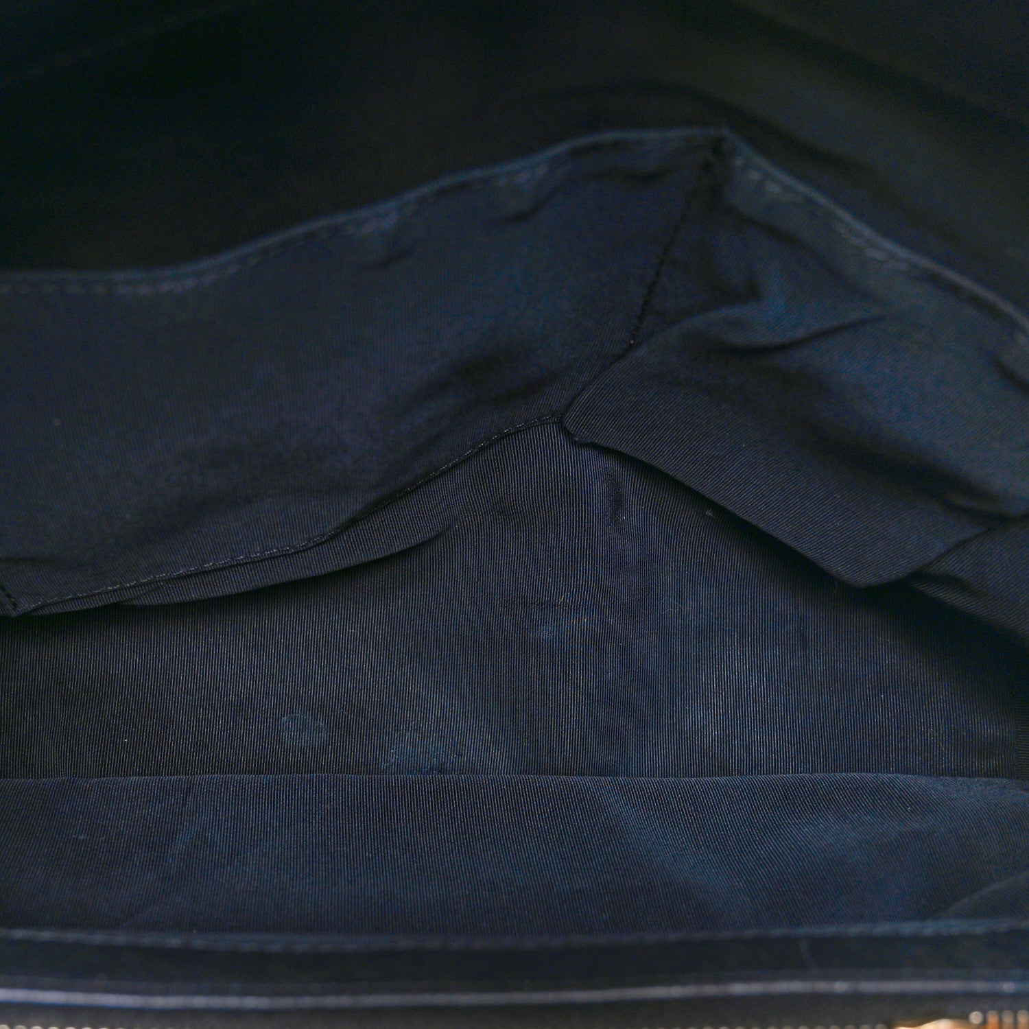 Chanel Calfskin Quilted Small Chain Me Tote Navy 6 of 10