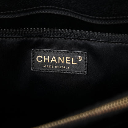 Chanel Caviar Quilted Grand Shopping Tote GST Black 6 of 11