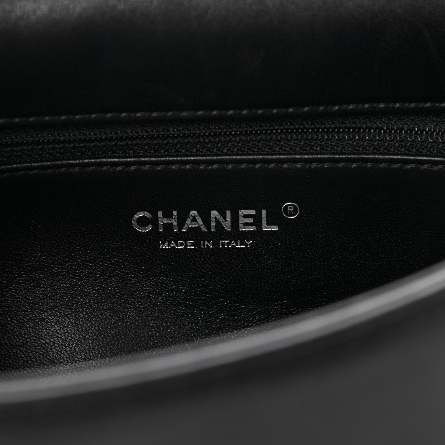 Chanel Shearling Lambskin Medium Chanel 100% Flap Black 6 of 9