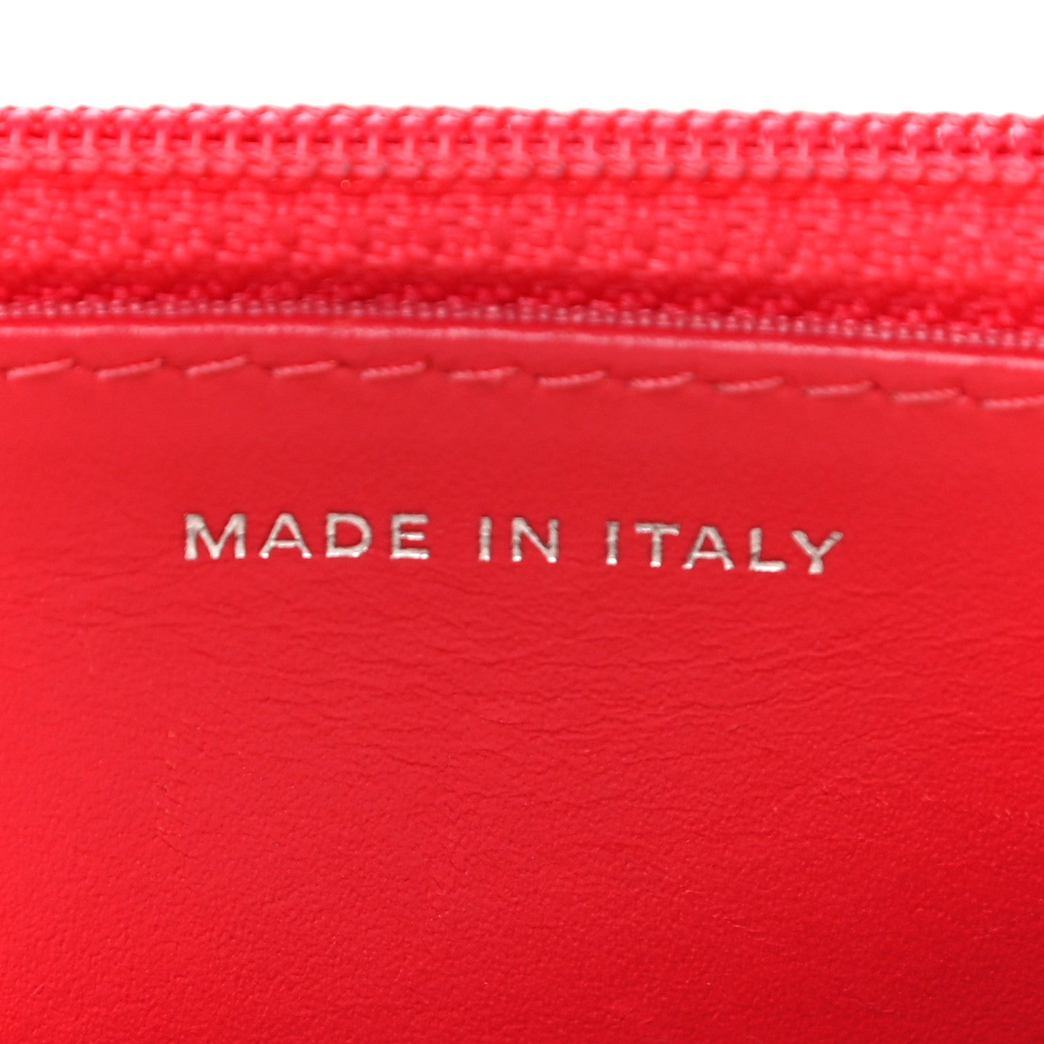 Chanel Patent Quilted Wallet On Chain WOC Red 7 of 17
