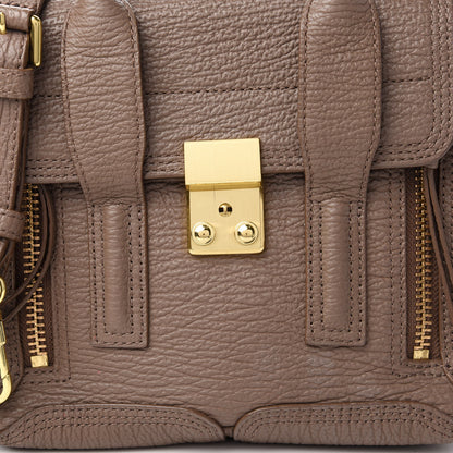3.1 Phillip Lim Textured Calfskin Mini Pashli Satchel Taupe 10 of 10