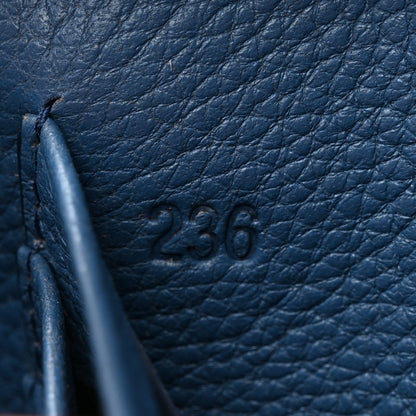 Prada Vitello Grain Envelope Wallet Cobalto 7 of 15