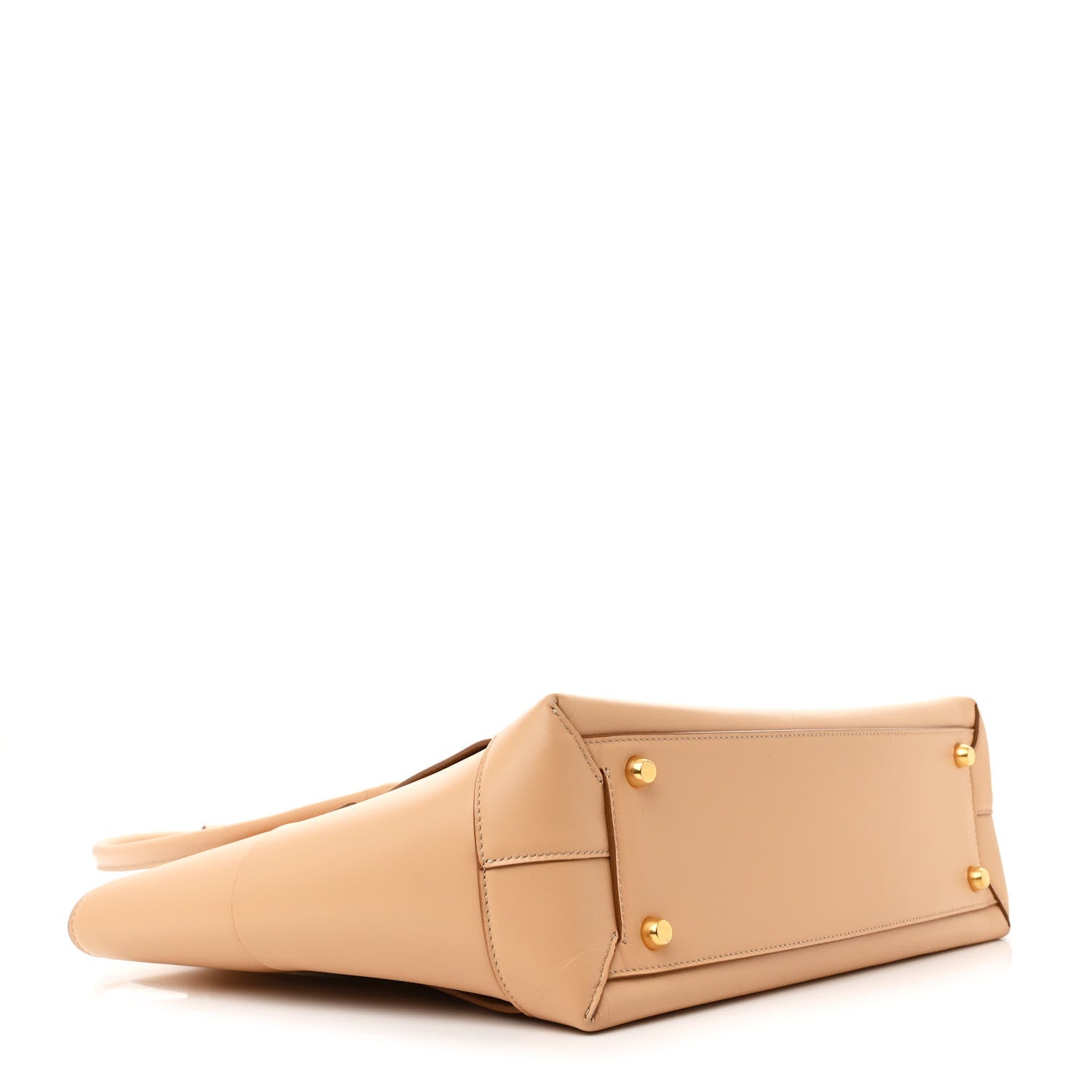 Bottega Veneta Calfskin Maxi Intrecciato Medium Arco Nude 4 of 16