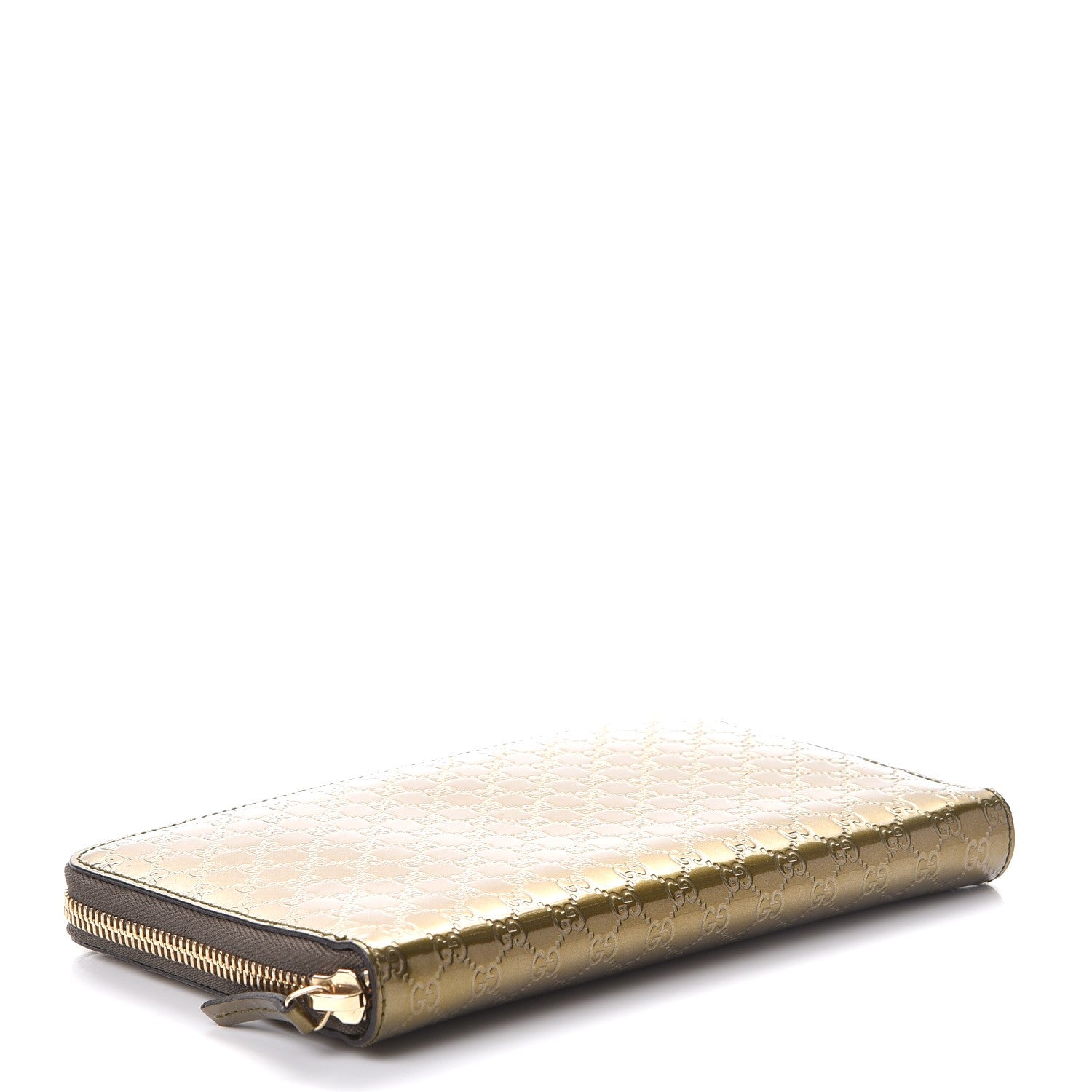 Gucci Shine Microguccissima Zippy Wallet Gold 4 of 8