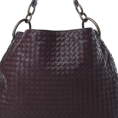 Bottega Veneta Nappa Intrecciato Large Loop Dark Barolo 8 of 10