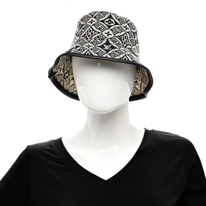 Louis Vuitton Jacquard Since 1854 Bucket Hat S Grey 2 of 9