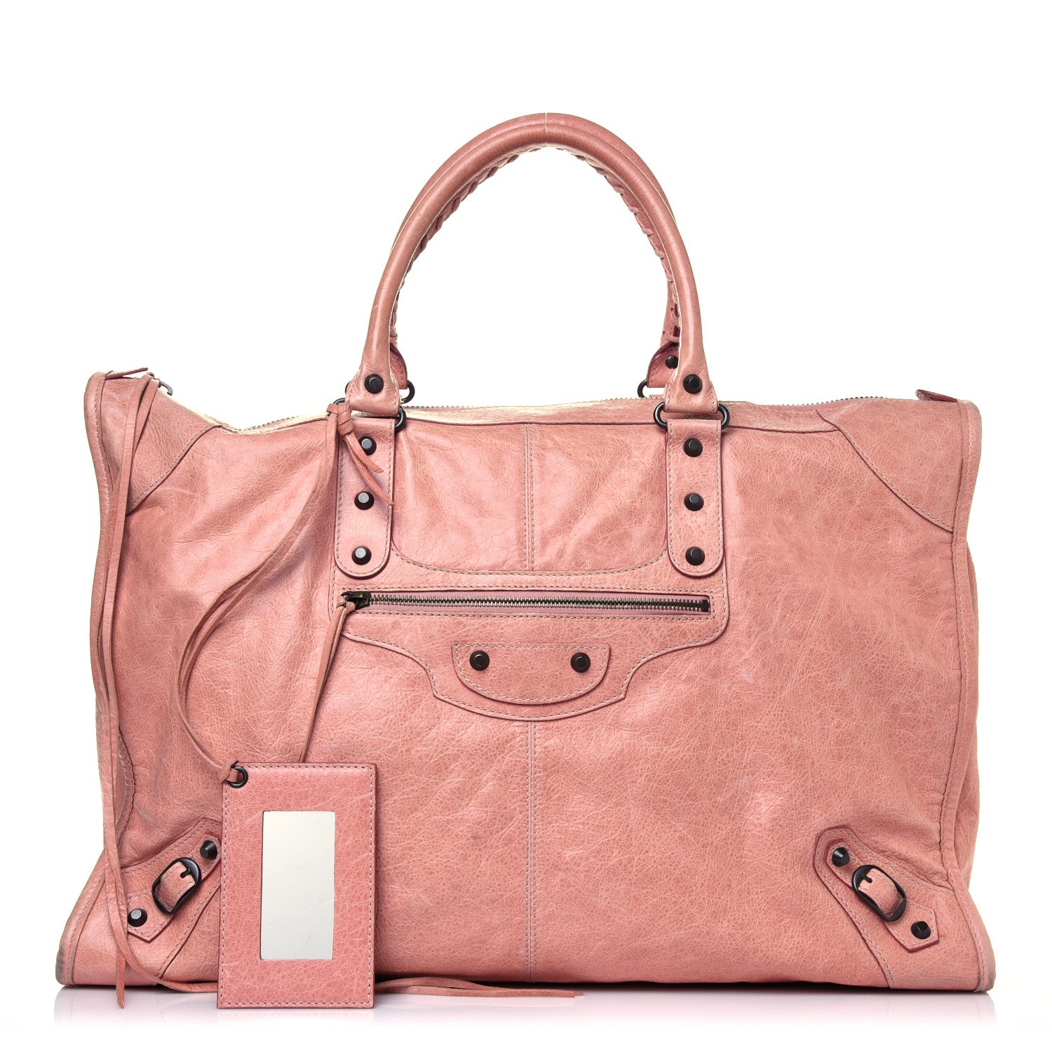 Balenciaga Agneau Classic Hardware Weekender Vieux Rose 2 of 21
