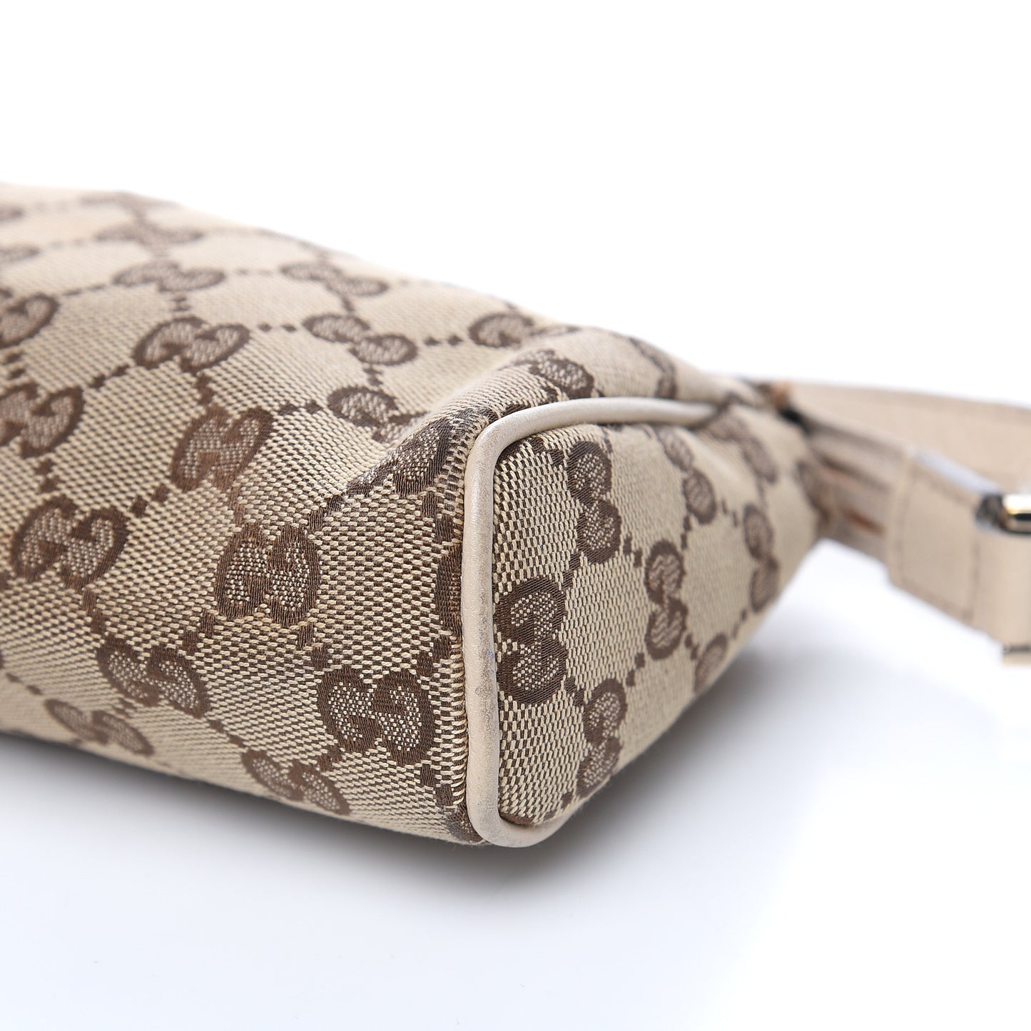Monogram D Ring Cosmetic Case White