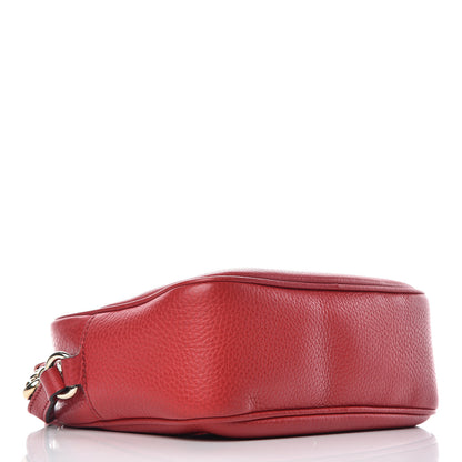 Gucci Pebbled Calfskin Small Soho Disco Bag Tabasco Red 7 of 17