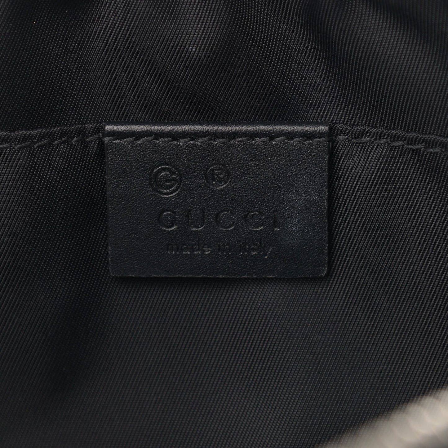Canvas Web Slim Belt Bag Black