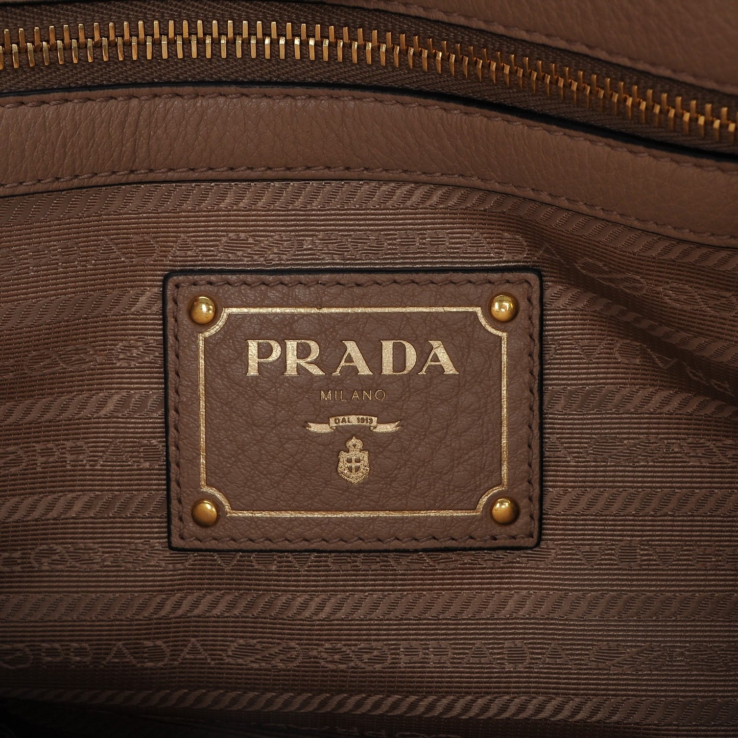 Vitello Phenix Top Handle Bag Cammeo