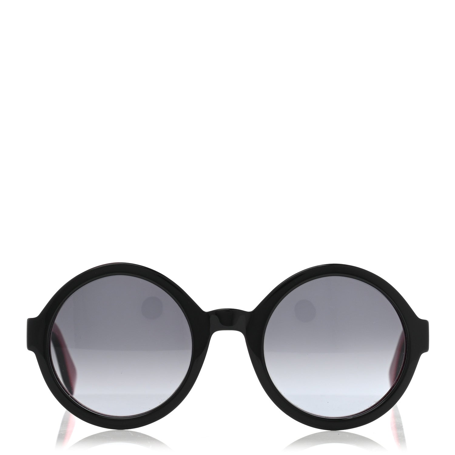 Fendi Round Sunglasses FF0120/S Black Red 2 of 6